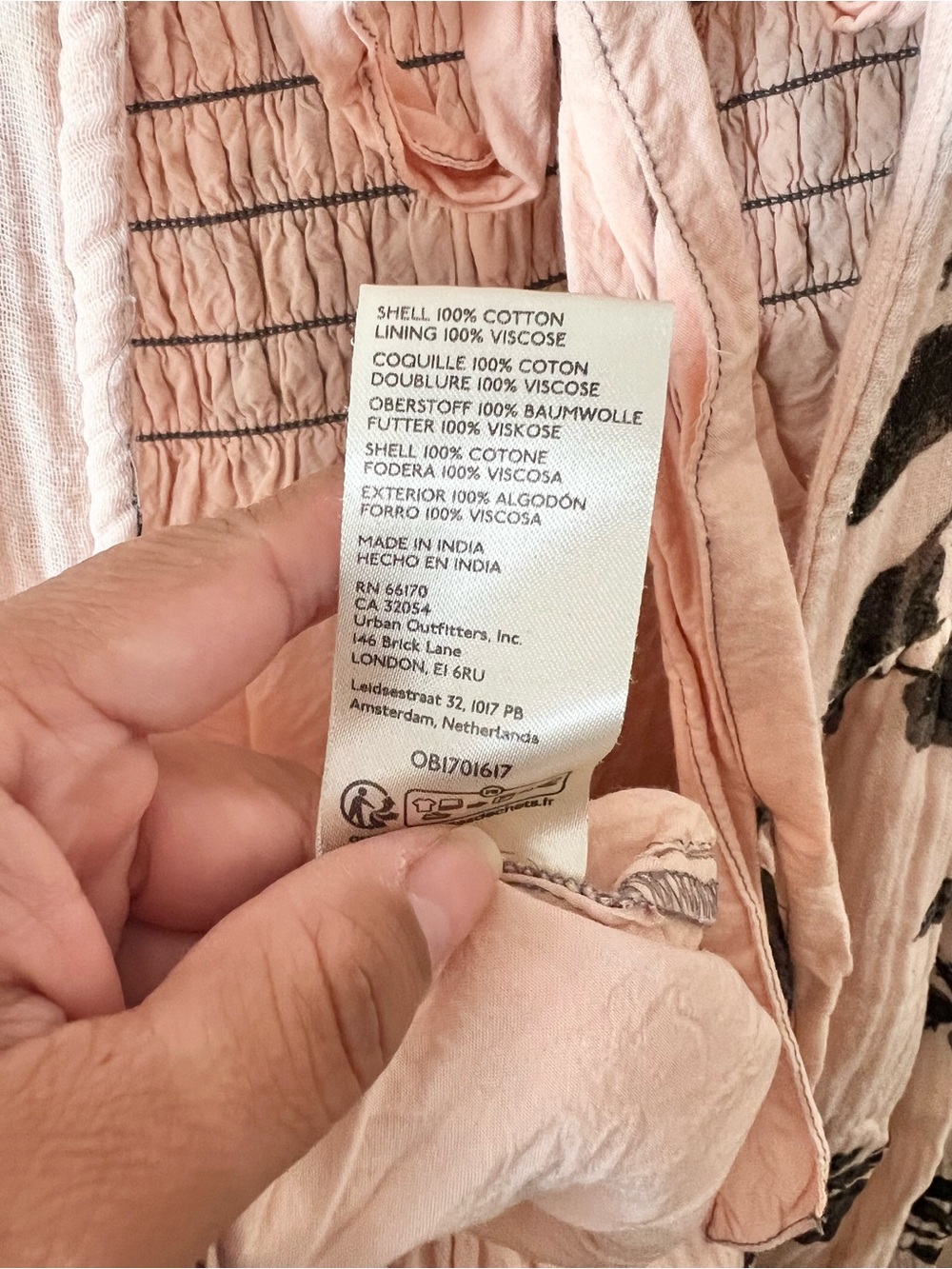 Free People pink Maxi Dress with Black Floral Print - Picture 9 of 14